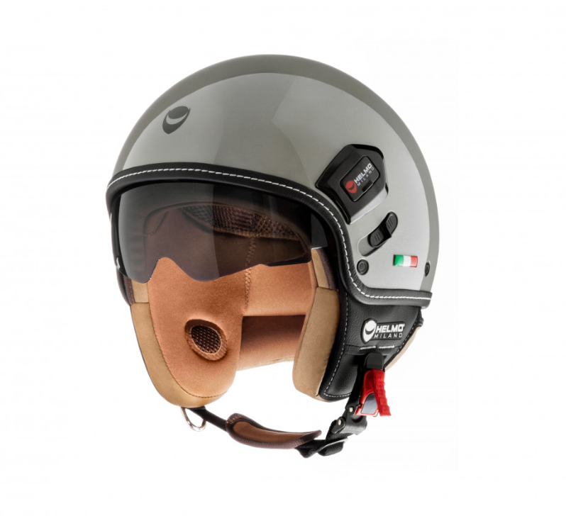 Helmo Milano Demi Jet, Puro Premium, grigio lucido