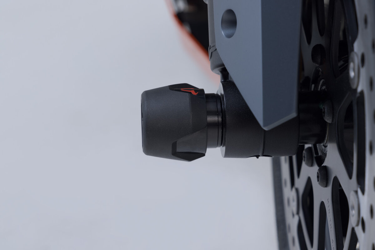 SW-Motech Kit paracolpi per asse anteriore nero per modelli KTM - SW Motech