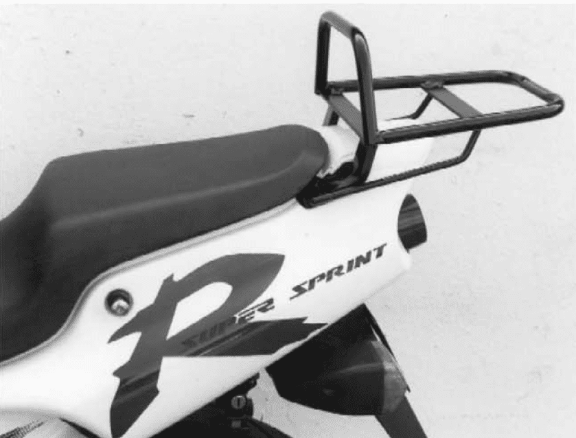 Portapacchi tubolare nero per Honda NSR 125 (93-04) Hepco & Becker
