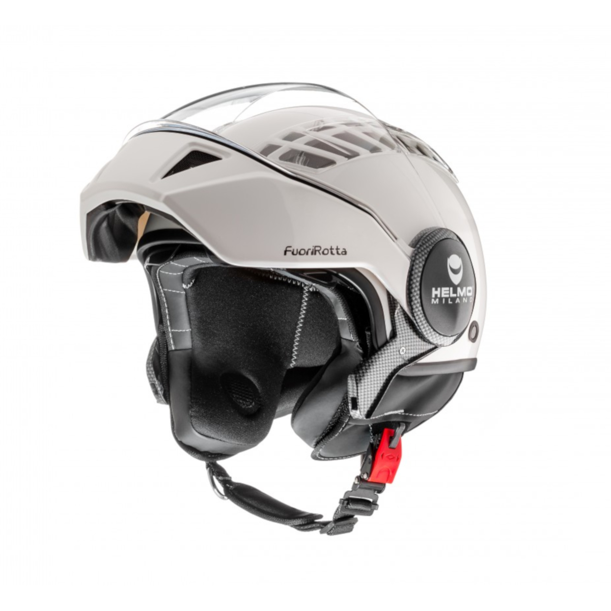 Casco integrale Helmo Milano, FuoriRotta, bianco