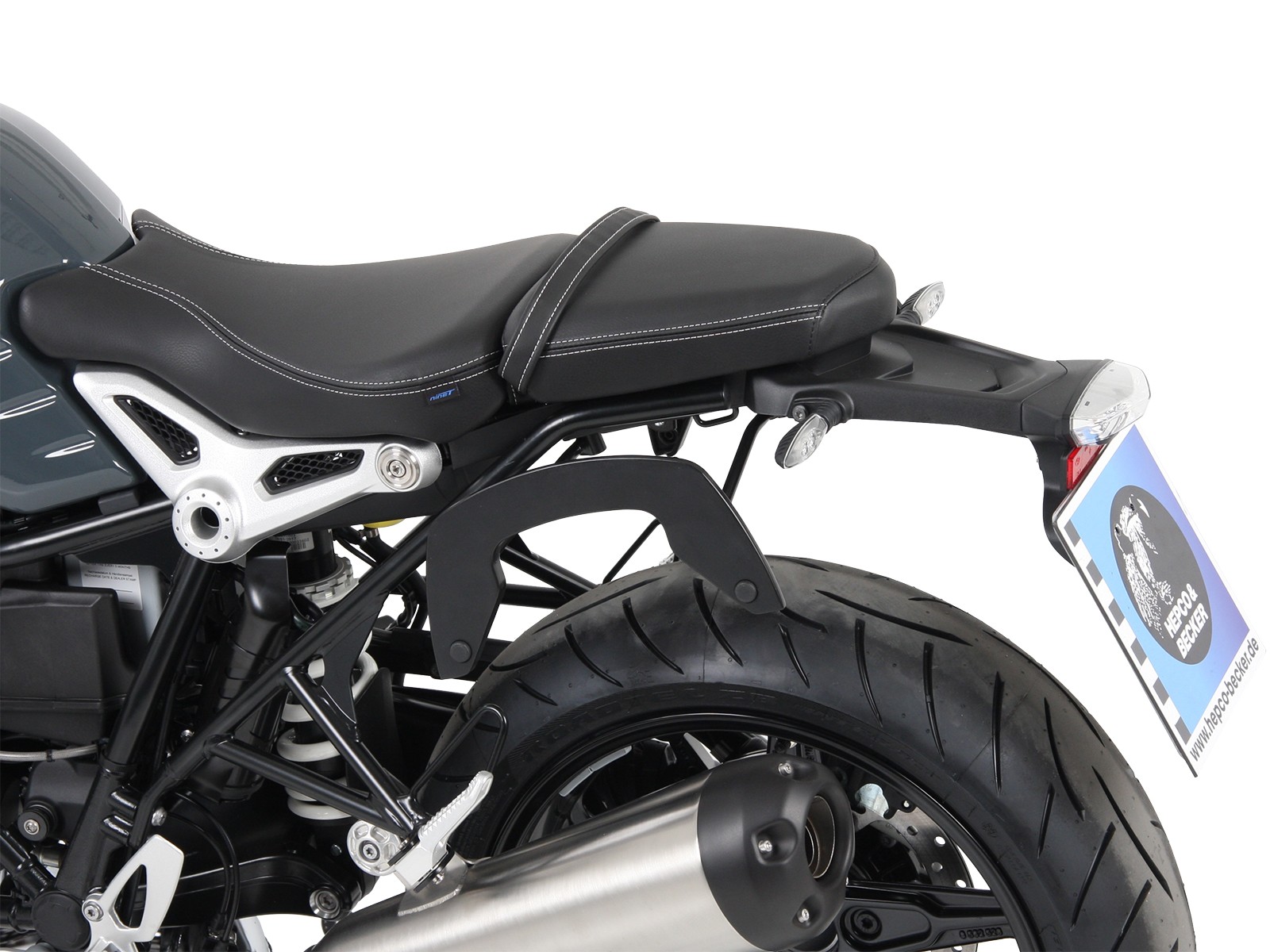 Portapacchi laterale C-Bow nero per BMW R nineT Pure (17-23) Hepco & Becker