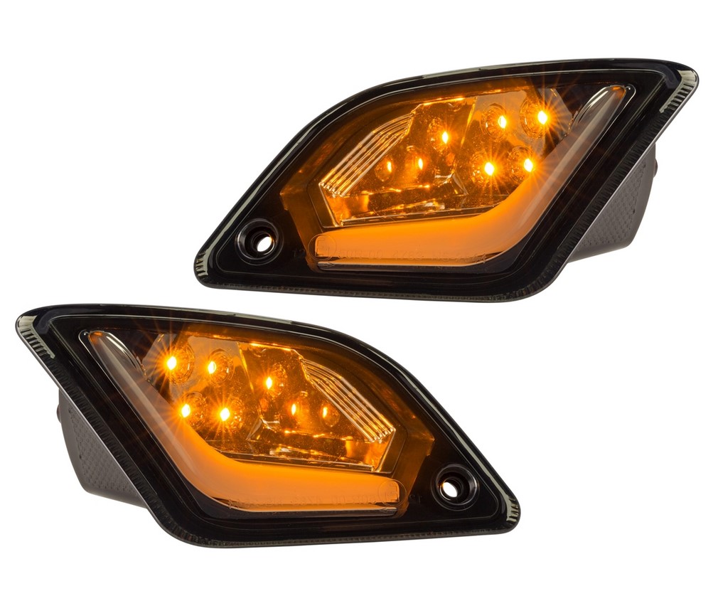 Kit indicatore di direzione posteriore destro/sinistro per Vespa GTS/GTS Super/GTV/GT 60/GT/GT L ('03-'13), colorato