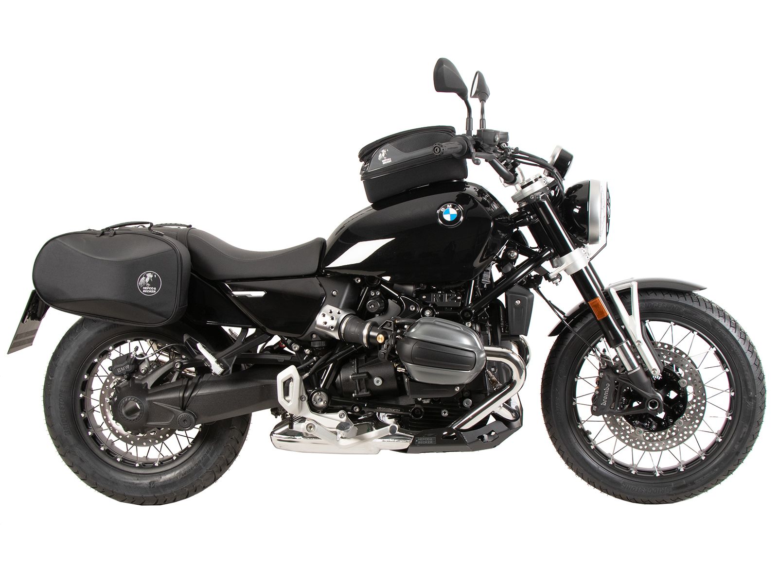 Portapacchi laterale C-Bow nero per BMW R 12 (24-) Hepco & Becker