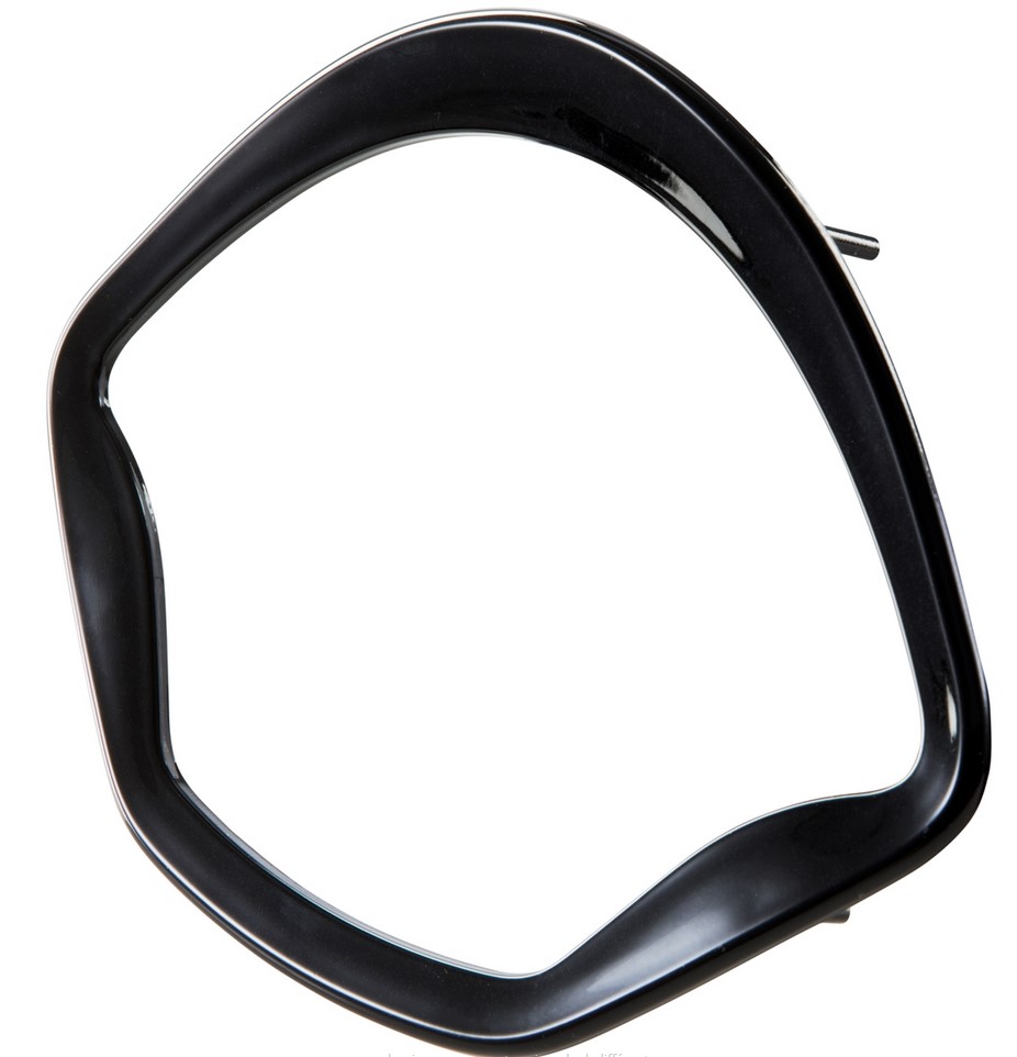 Anello decorativo tachimetro per Vespa GTS/GTS Super 125-300cc ('14-), nero lucido
