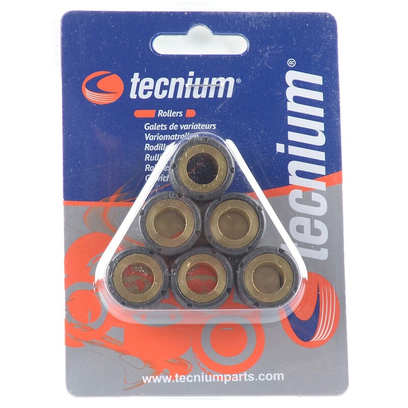Set di rulli variatore Tecnium 15x12mm 4gr - 6 pezzi