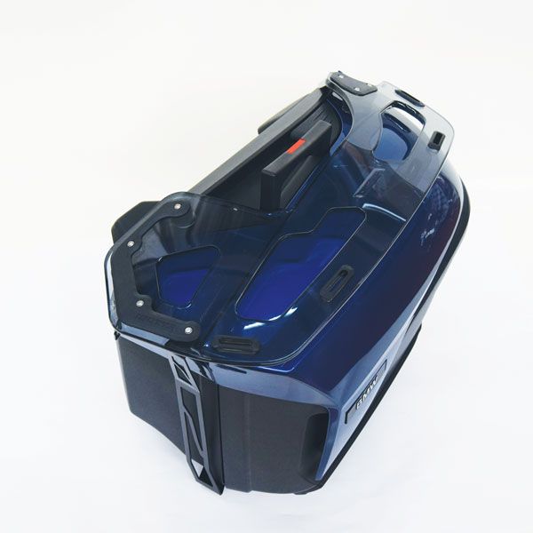 Portapacchi per valigia laterale BMW K 1600 GT/GTL, R 1250 RT, R 1200 RT PMMA, trasparente