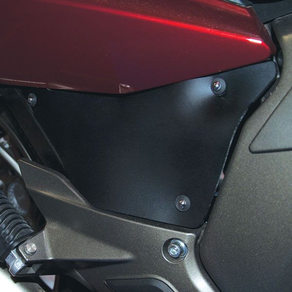 Paraspruzzi laterali posteriori per BMW K 1600 GT /GTL (10-22), coppia, nero opaco