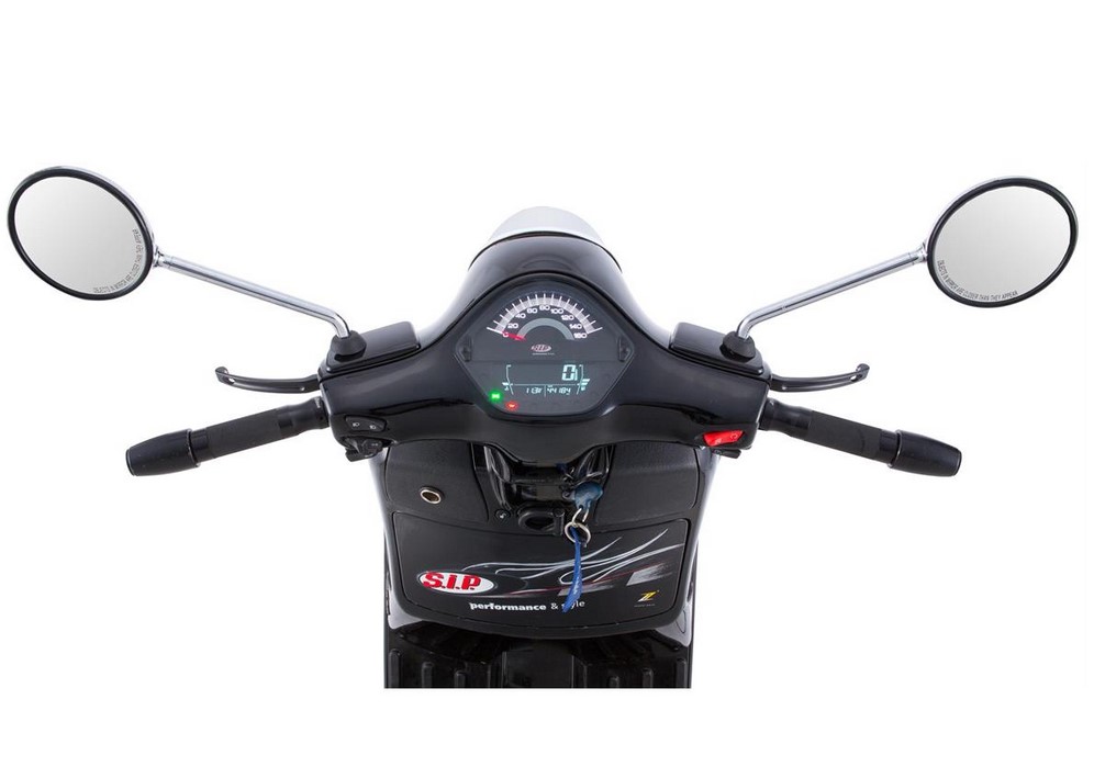Contagiri/tachimetro per Vespa GTS/GTS Super/GTS SuperSport, 125-300cc (-'14), nero