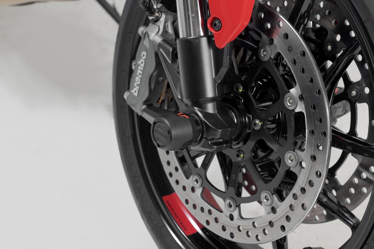 SW-Motech Kit crash pad SW Motech per modelli Ducati con asse anteriore