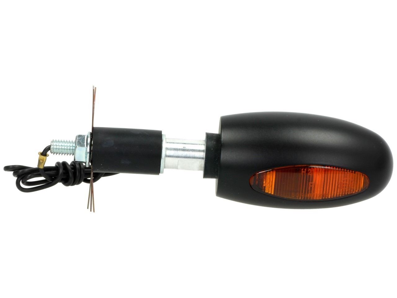 Indicatore Kellermann, BL 1000 giallo, alluminio, alogeno, VR/VL, 12 V, 21 W, nero satinato