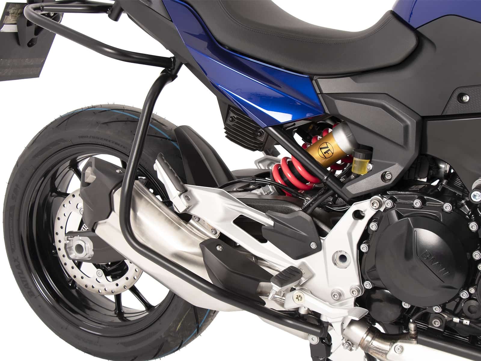 Barra di protezione posteriore nera per BMW F 900 XR (20-24) Hepco & Becker