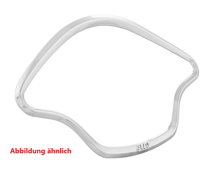 Anello decorativo tachimetro per Vespa Primavera/Sprint/Elettrica 50-150ccm 2T/4T AC, cromo opaco