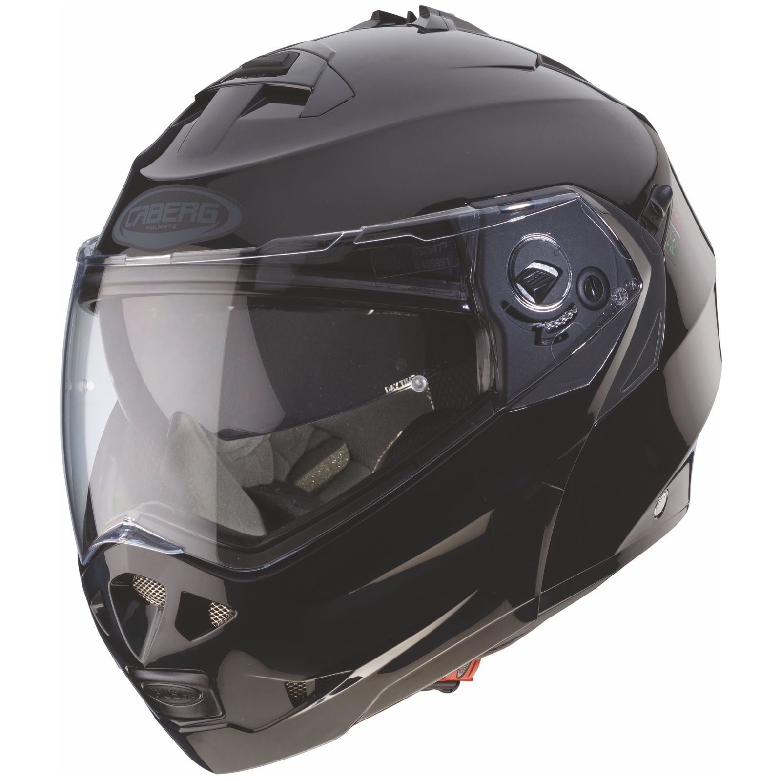 Casco Caberg Duke II Smart, nero (non verniciato)