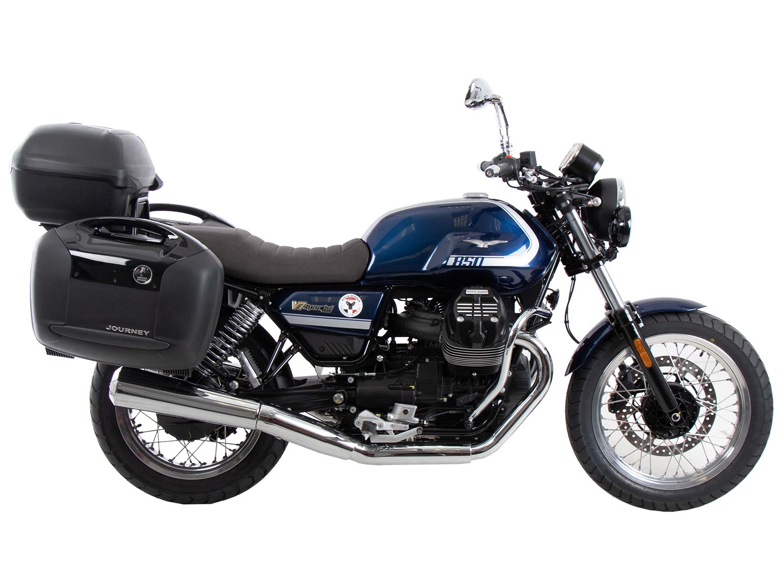 Portapacchi nero per Moto Guzzi V7 Special/Stone/Centenario (21-24) Hepco & Becker