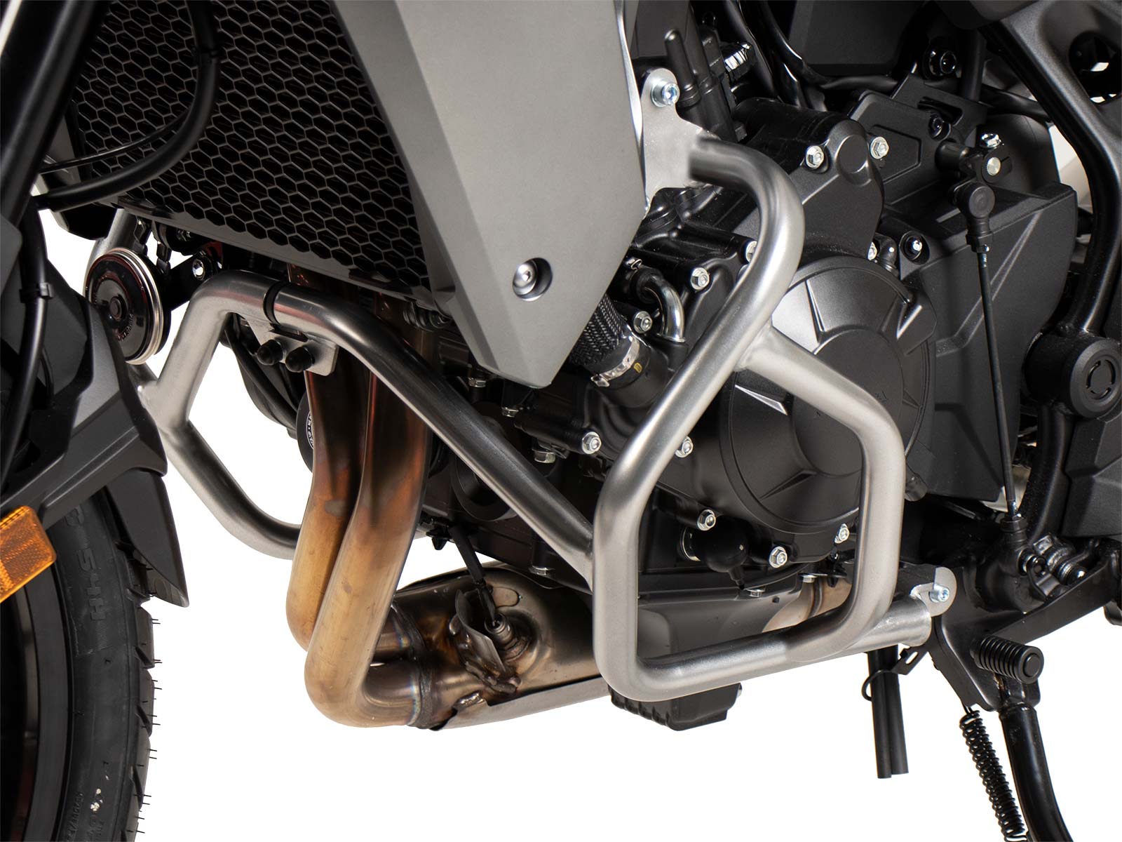 Protezione motore argento per Honda XL 750 Transalp (23-) Hepco & Becker