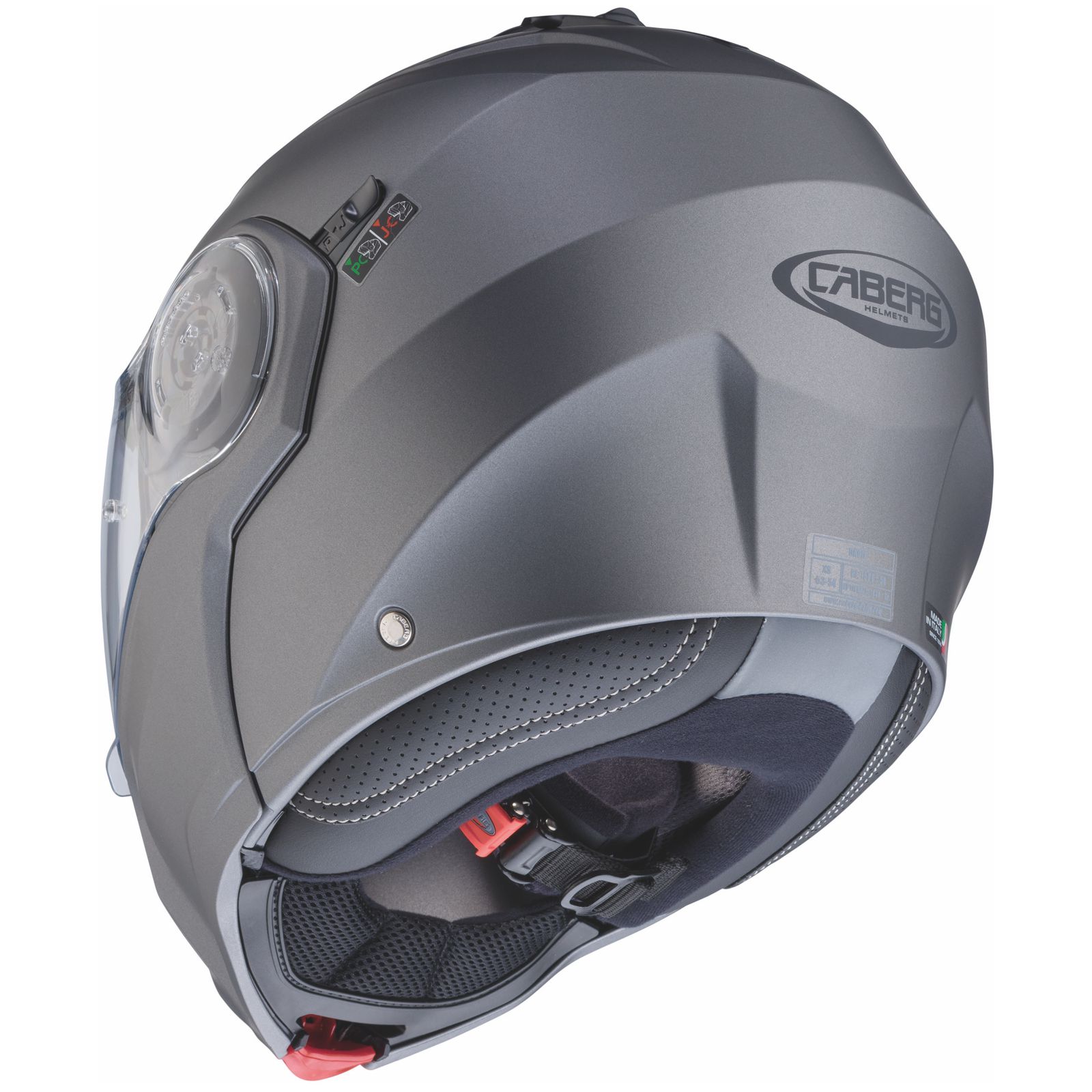 Caberg Helmet Droid, opaco-fucile metallizzato