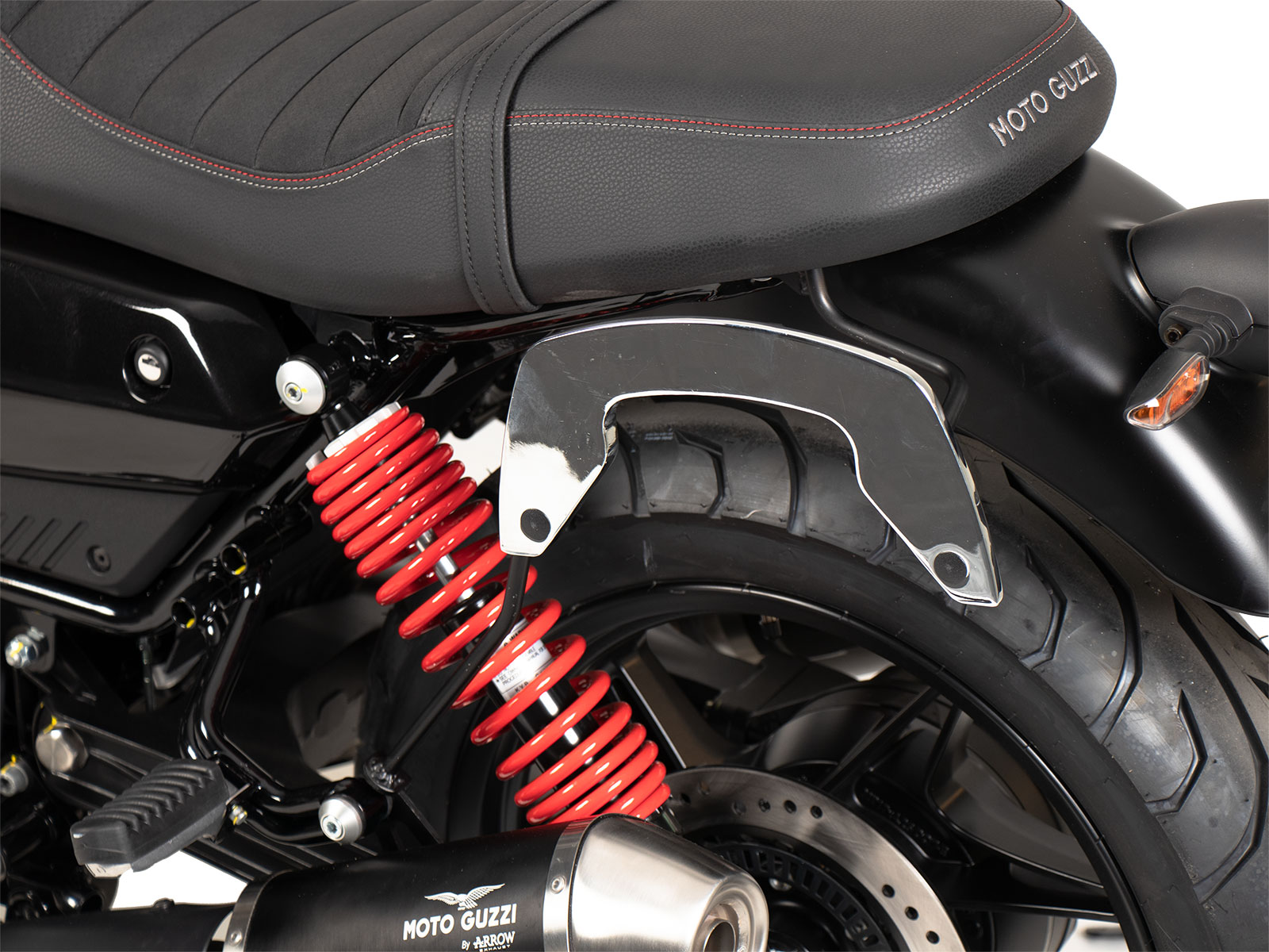 C-Bow portapacchi laterale cromato Moto Guzzi V7 Stone Special Edition (22-) Hepco & Becker