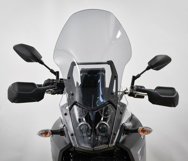 Parabrezza extra alto grigio fumo per Yamaha Ténéré 700 (19-24)