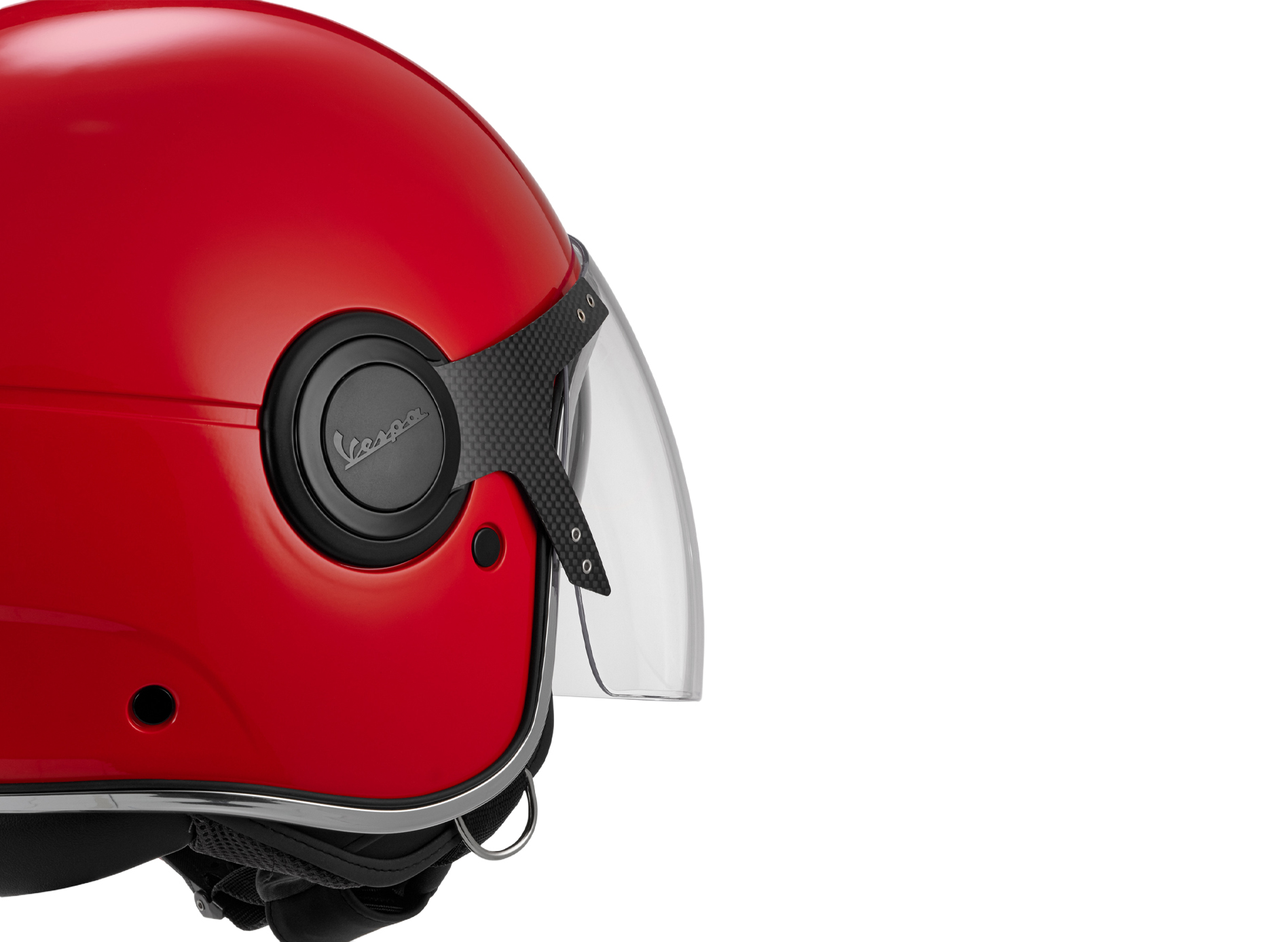 Casco jet Vespa, Vespa Argentario, rosso