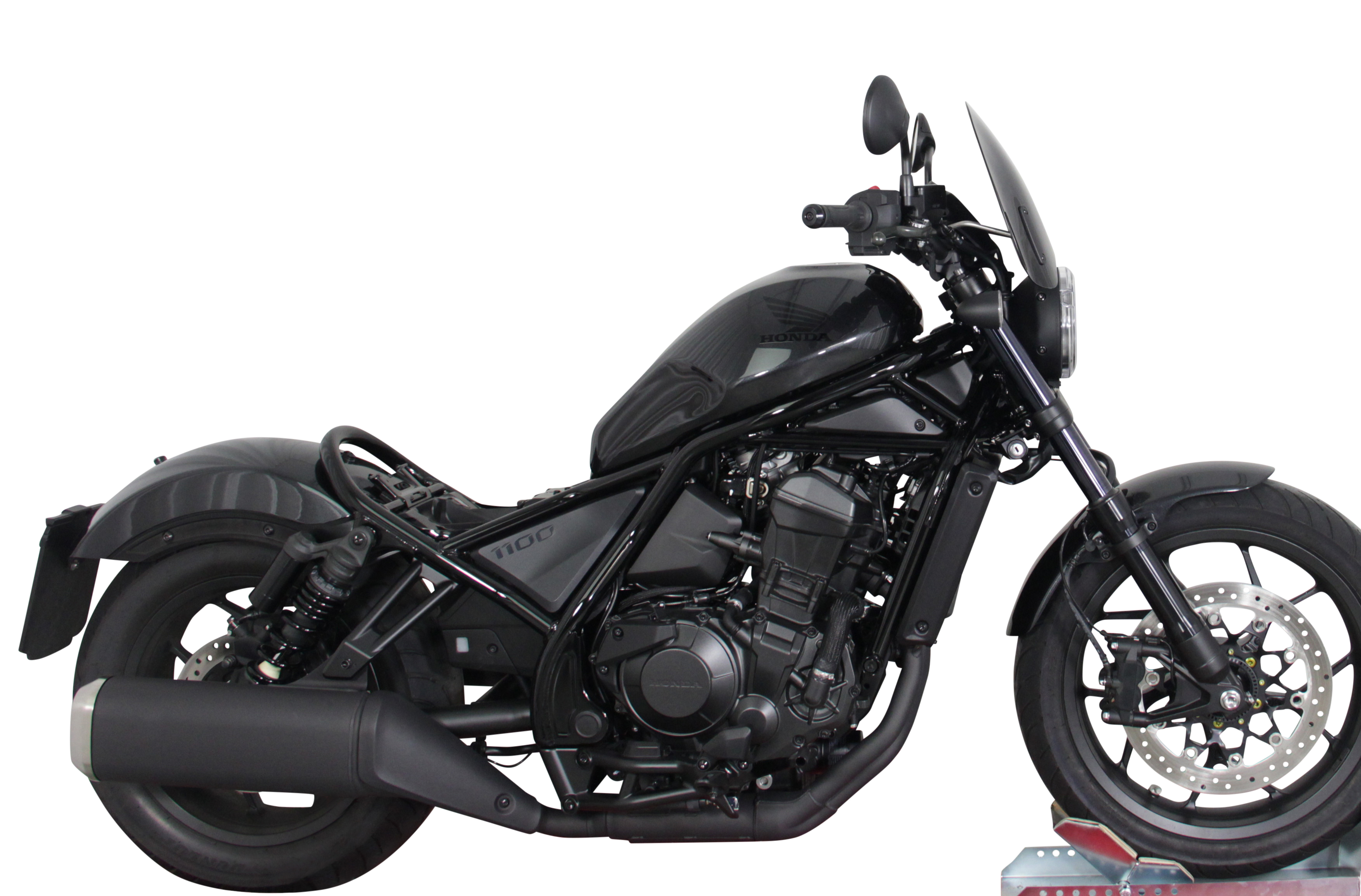 Cupolino Touring MRA "NTM" nero per Honda CMX 1100 Rebel (21-)