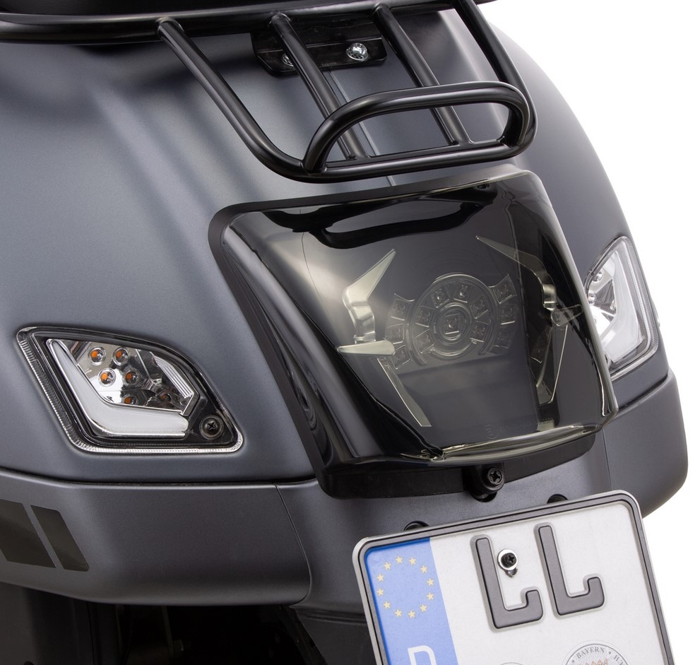 Kit indicatore di direzione posteriore destro/sinistro per Vespa GTS/GTS Super/GTV/GT 60/GT/GT L ('03-'13), trasparente