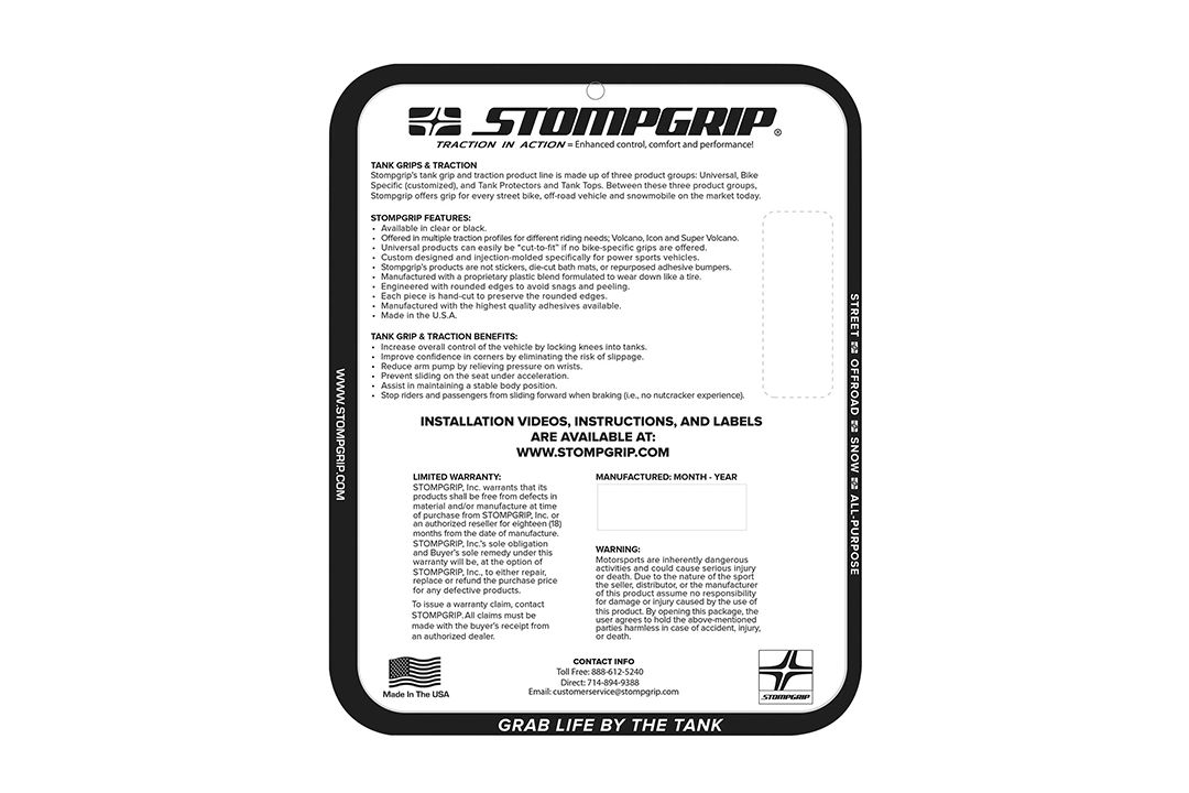 Stompgrip chiaro Volcano per Ducati Panigale V4 2022-