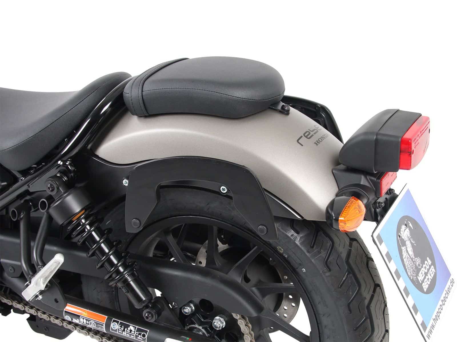 Portapacchi laterale C-Bow nero per Honda CMX 500 Rebel (17-) Hepco & Becker