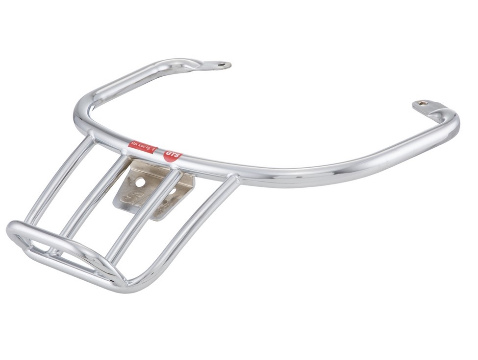 Portapacchi / maniglione passeggero posteriore anni '70 per Vespa GTS/GTV/GT 125-300ccm 4T LC, cromato