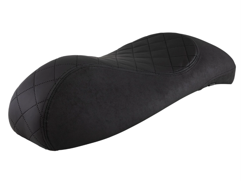 Sella sportiva "Black Editiont" per Vespa GTS/GTS Super/GTV 125-300ccm (14-), trapuntata nera