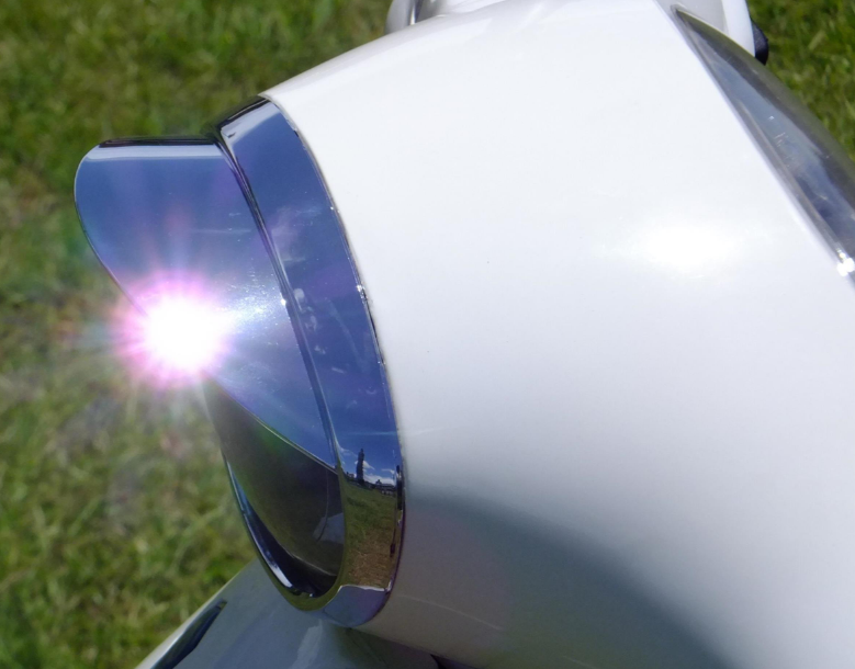 Anello lampada con paralume per Vespa ET2 /ET4 50-150ccm, cromo