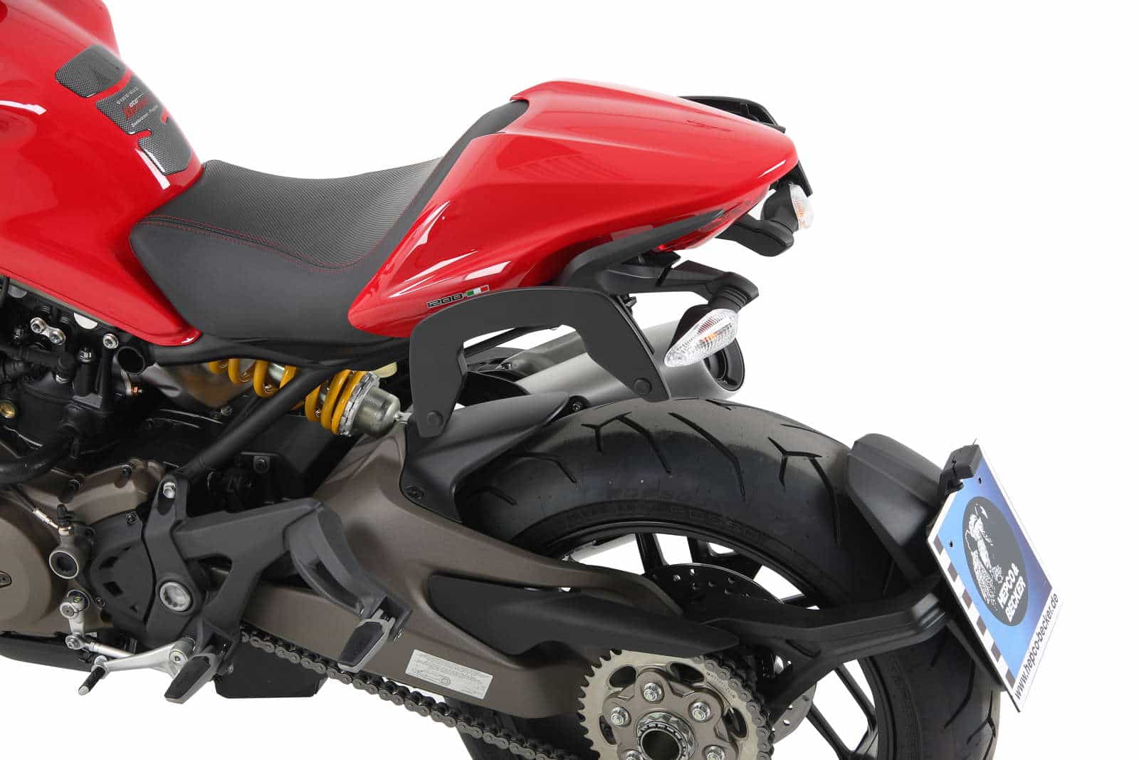 Portapacchi laterale C-Bow nero per Ducati Monster 1200 /S (13-16) Hepco & Becker