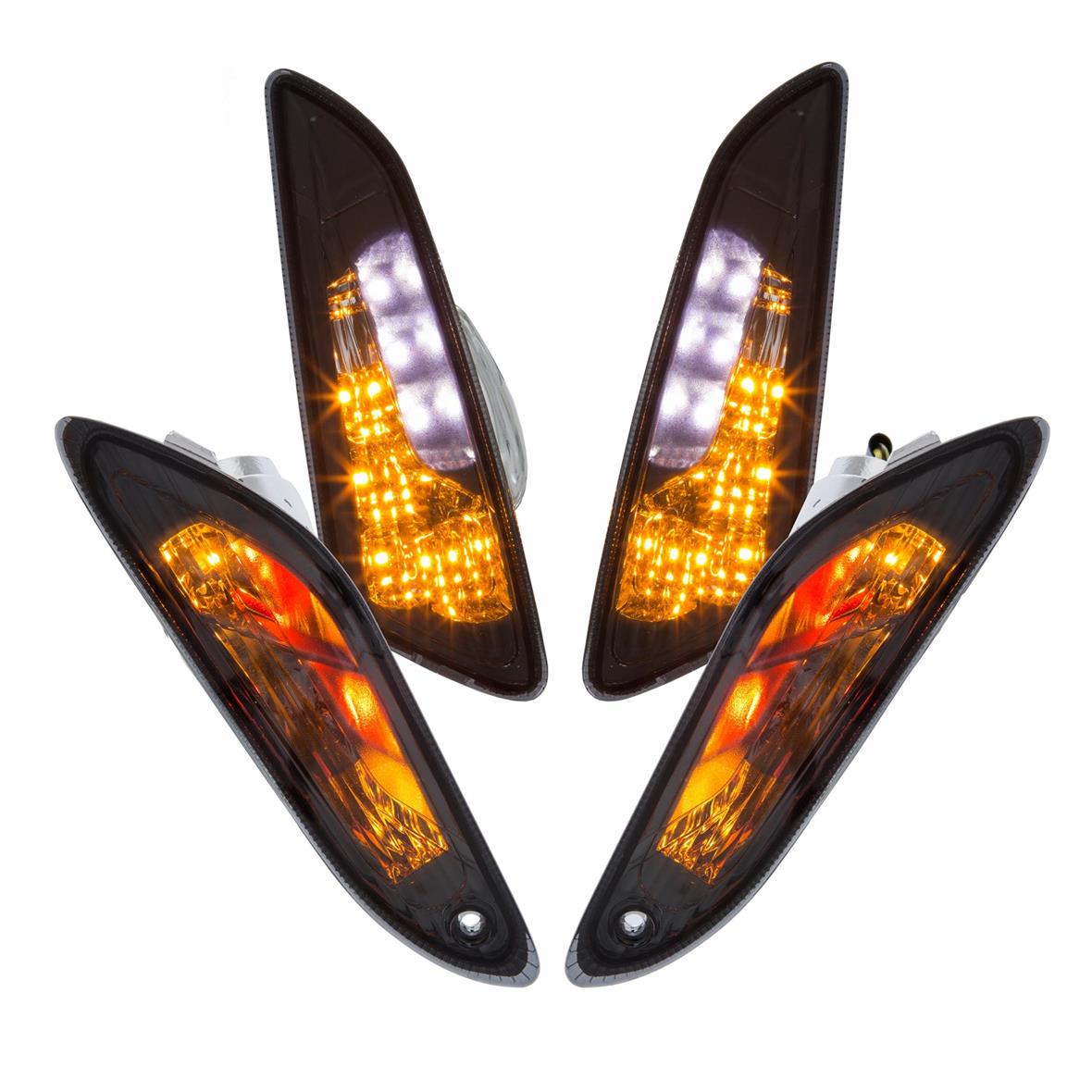 Set indicatori di direzione a LED colorati per Vespa Primavera/Sprint 50cc 2T/4T