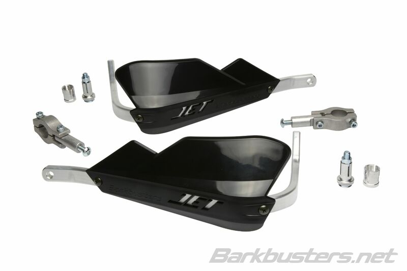 Barkbusters Jet paramano a due punti di attacco dritto Ø22mm nero