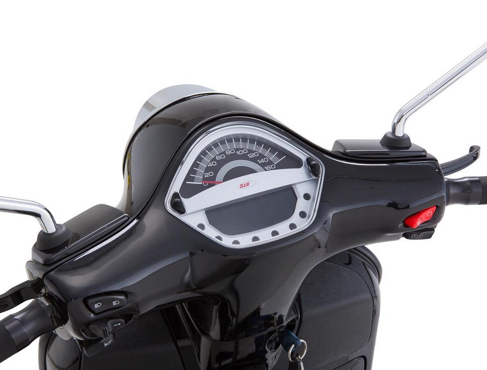 Contagiri/tachimetro per Vespa GTS/GTS Super/GTS SuperSport, 125-300cc (-'14), argento