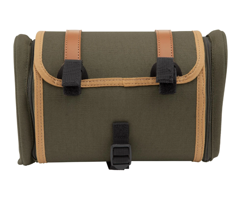 Borsa "Classic" portapacchi/portasozi posteriore per Vespa, tela, oliva