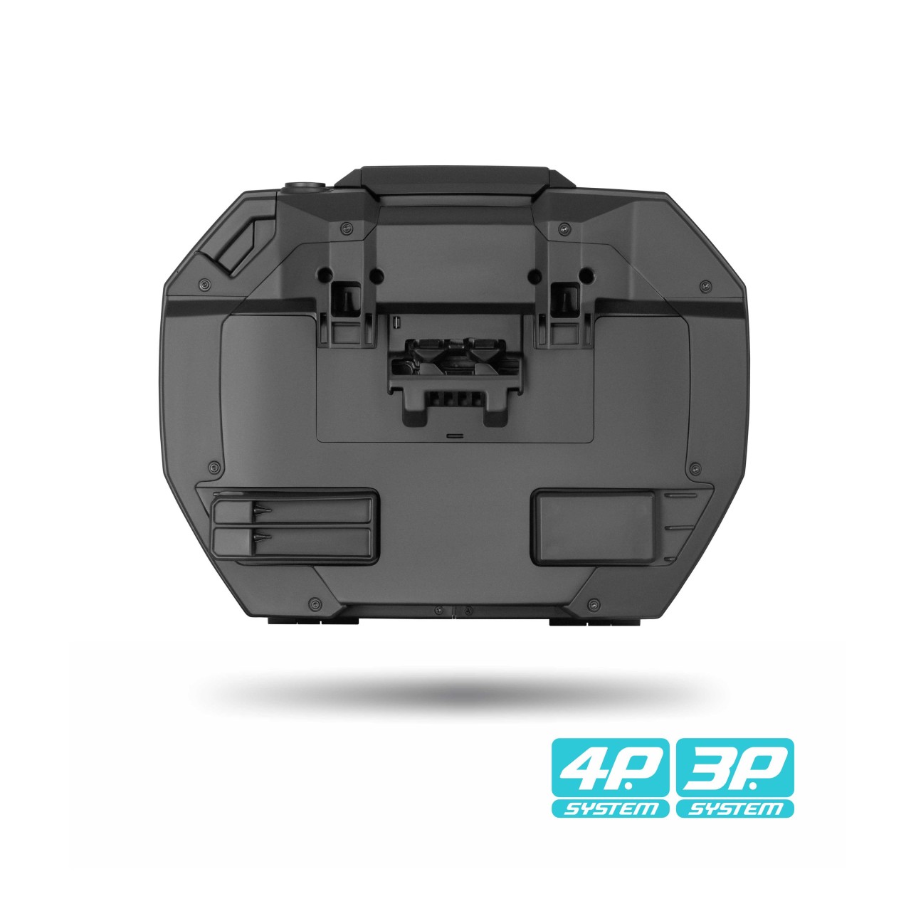 Set di valigie laterali Shad SH38X espandibili, effetto carbonio / nero, 38 l