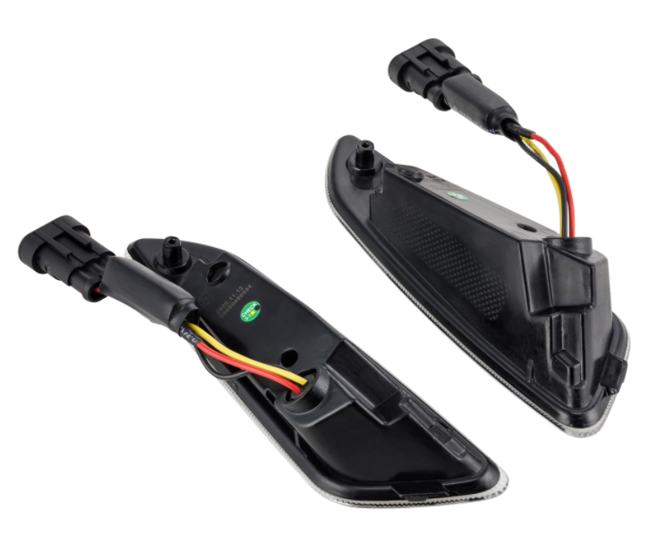 Kit frecce anteriore sinistra/​destra per Vespa Primavera/​Sprint 50ccm 2T/​4T, trasparente