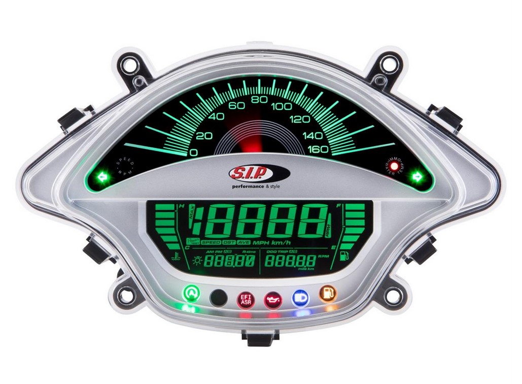 Contagiri / tachimetro per Vespa GTS/GTS Super 300cc FL ('14-), argento