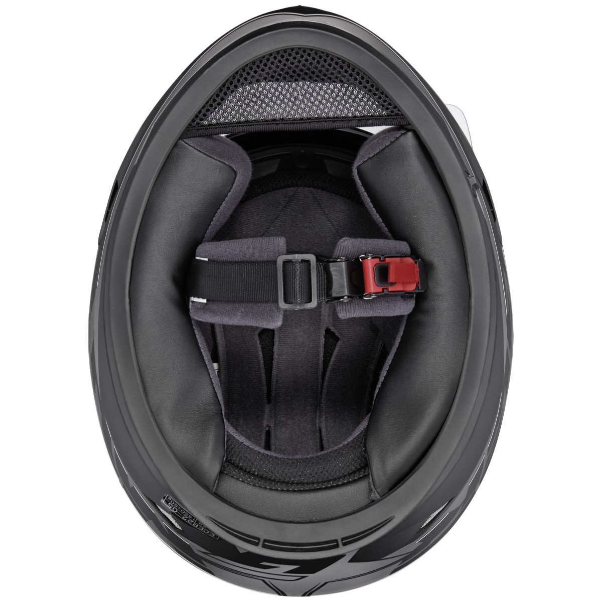 Casco integrale Germot GM 306, nero/grigio opaco