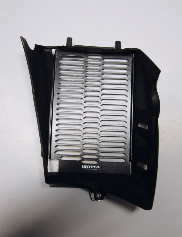 Griglia del radiatore per BMW R 1200 GS LC /Adventure LC, alluminio, nero