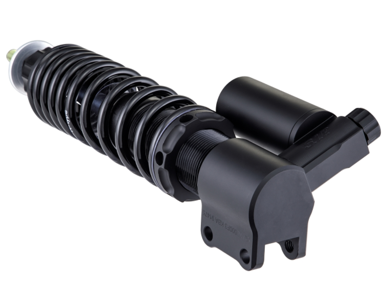 Kit ammortizzatori anteriori e posteriori per Vespa GTS/GTS Super/GTV/GT 60/GT/GT L 125-300ccm, nero opaco