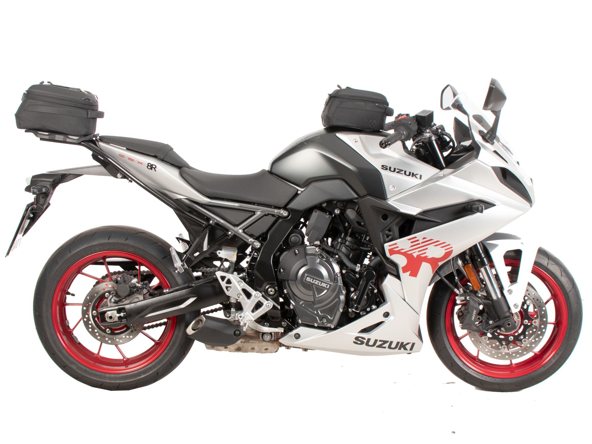 Portapacchi posteriore Smartrack nero per Suzuki GSX-8R (24-) Hepco & Becker