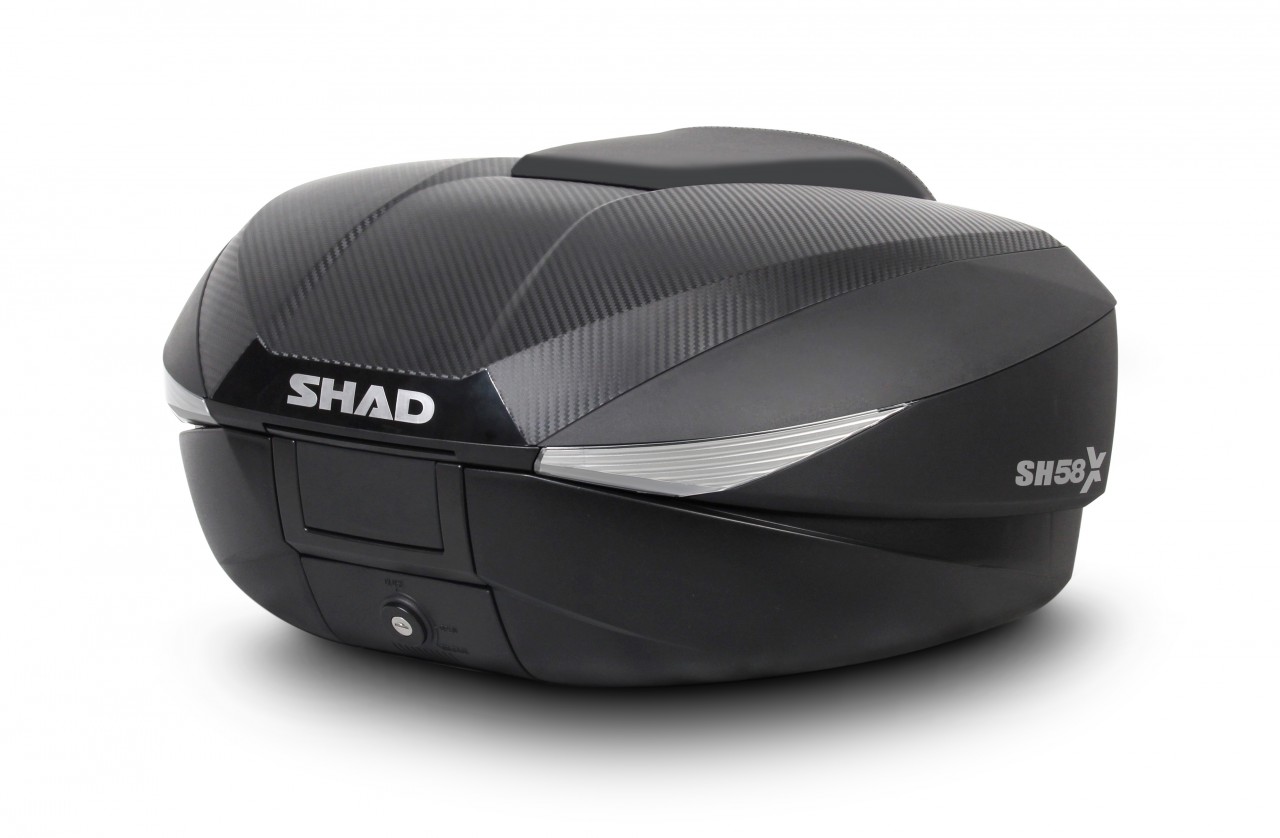 Baule Shad SH58X, effetto carbonio / nero, 58 l