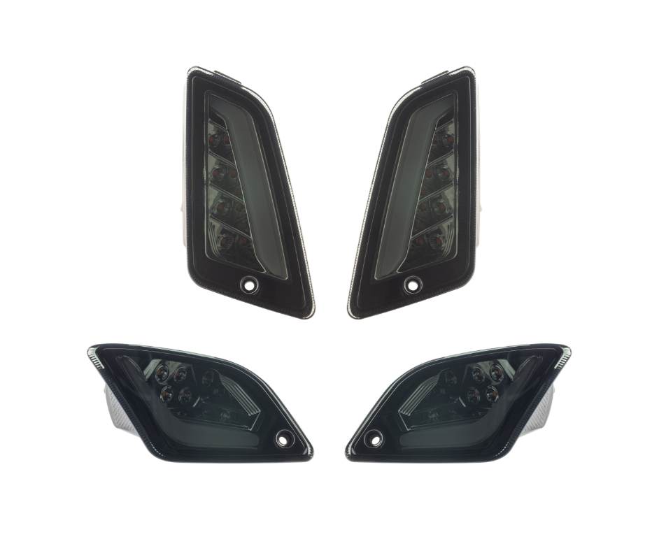 Kit indicatori di direzione anteriori e posteriori per Vespa GTS/GTS Super/GTV 125-300cc, colorati