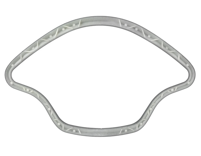 Anello decorativo tachimetro per Vespa Primavera/Sprint/Elettrica 50-150ccm 2T/4T AC, nero opaco