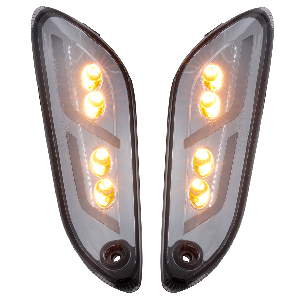 Kit indicatori di direzione posteriori sinistra/destra a LED colorati per Vespa Primavera / Sprint 50-150cc SIP Style