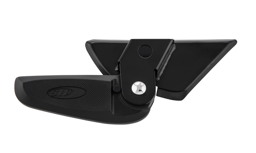 Pedane destra e sinistra per Vespa LX /LXV /S 50-150cc, nero/nero