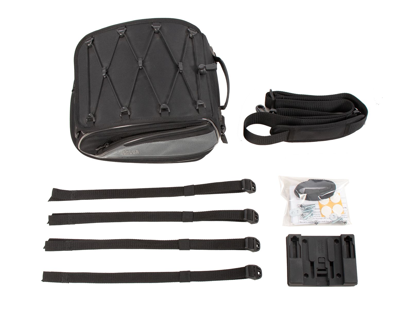 Set di borse posteriori Minirack Street per BMW R 1250 GS (18-23) Originali Hepco & Becker