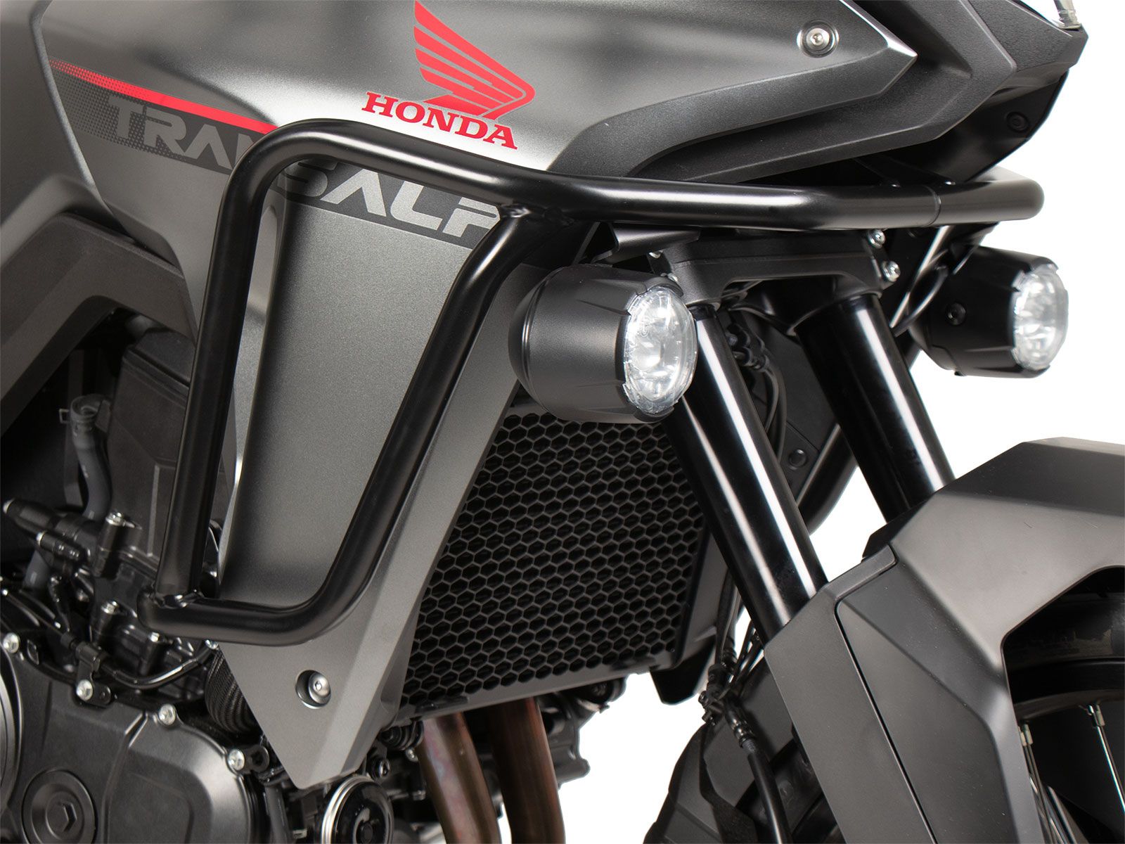 Barra di protezione serbatoio nera per Honda XL 750 Transalp (25- ) Hepco & Becker