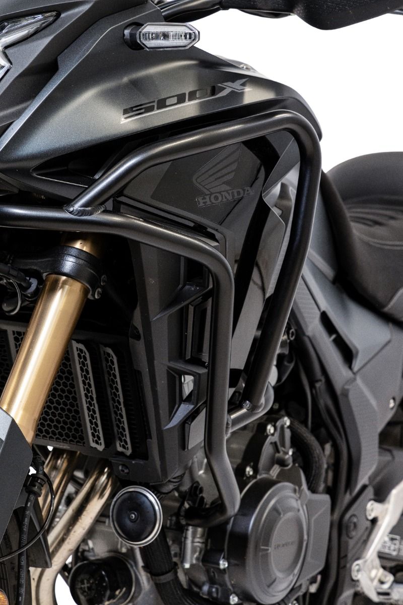 Barra di protezione in alluminio, parte superiore per Honda CB 500 X, nero